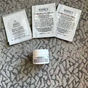 Kiehl's Ultra Facial Cream and samples